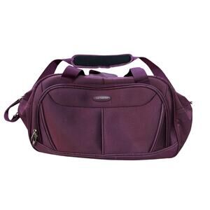 Samsonite Duffle Bag Carry On Weekender Tote Purple Travel